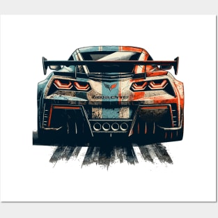 Chevy Corvette Posters and Art